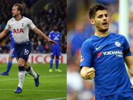 Morata não pode com Kane. AFP