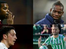 Robinho, Balotelli, Ozil and Jese never won the Ballon D'or. AFP/EFE