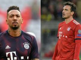 Boateng's future will be decided by what happens with Hummels. Montaje/AFP