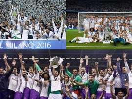 Kroos recordou as três Champions vencidas pelo Real Madrid. EFE-AFP