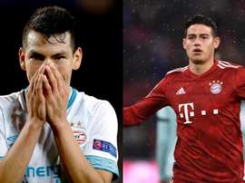 Naples avance pour Lozano et garde un oeil sur James. EFE