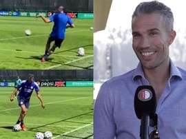 Robin Van Persie has returned to Feyenoord. Screenshot/Feyenoord