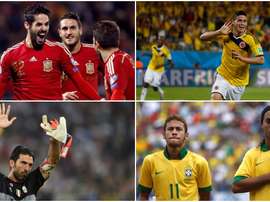 Ronaldinho, Neymar, James, Isco et Buffon, 08-10-17. BeSoccer