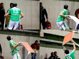 Abreu, enfurecido. BeSoccer