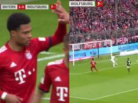 Gnabry et Lewandowski ont permis au Bayern de prendre les devants. Captures/BeinSports