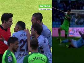 Bradaric fue expulsado en el minuto 21. Captura/Marca