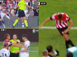 Retegui volvió a ser expulsado nada más entrar al campo. Capturas/TNTSportsLA