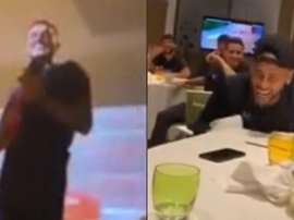 Icardi fez todos rirem ao cantar em seu trote no PSG. Instagram/MauroIcardi