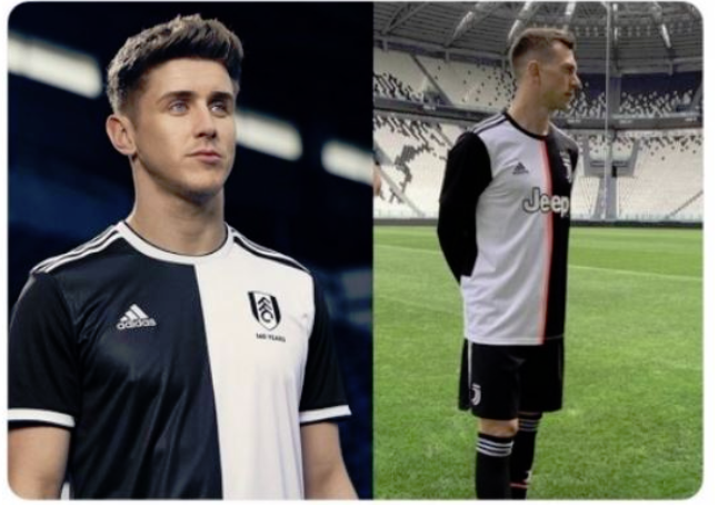 El Tweet Del Fulham Comparando Su Camiseta Con La De La Juve