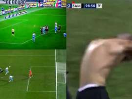 Saponara rescató un punto de oro para la Sampdoria. Captura/FRVideos_SerieA