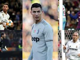 Cristiano, Messi, Casillas, Ronaldo, Ramos... o onze de Negredo. EFE/AFP