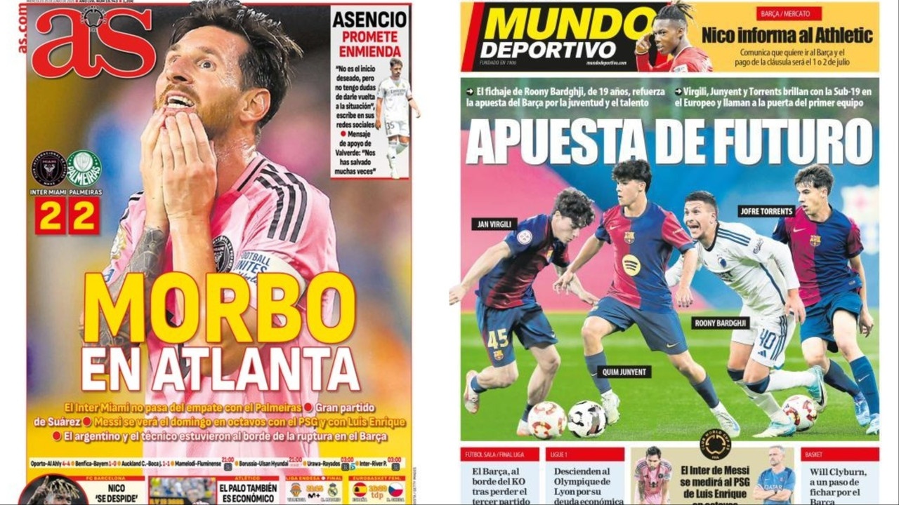 Portadas de la prensa deportiva del 25-06-25