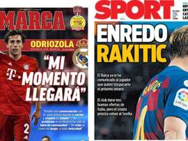 As capas da imprensa esportiva de 6 de abril de . Marca/Sport