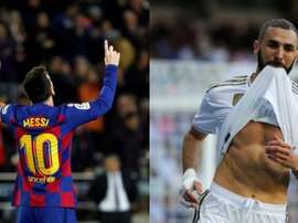 Messi tem um gol a mais que Karim Benzema. EFE