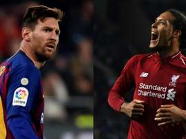 Van Dijk, plus favori que Messi pour gagner le Ballon d'Or.EFE-AFP