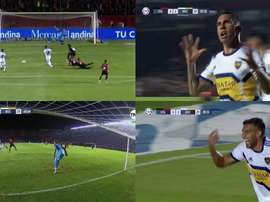 La pillería de Tévez y el golazo de Wanchope cerraron la noche. Capturas/TNTSports