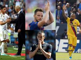 Quem poderá sair do Barça e Real Madrid. Montagem/AFP/EFE