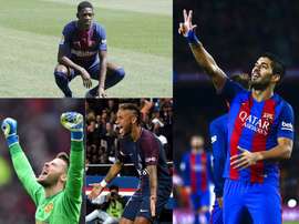 Dembélé, Neymar, De Gea et Luis Suárez. BeSoccer
