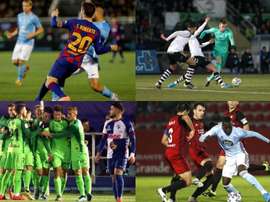 Estos con los 16 clasificados para los octavos de final de la Copa del Rey. EFE