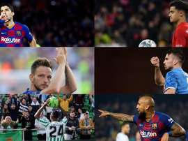 Os nomes que afetam o Barcelona no mercado. EFE - AFP