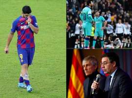 Le début d'année chaotique du Barça en huit images. EFE