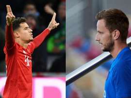 Coutinho e Rakitic, opções desesperadas da diretoria do Barcelona. AFP - EFE