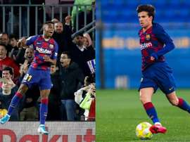 Ansu Fati e Riqui Puig passaram a ter menos oportunidades. EFE