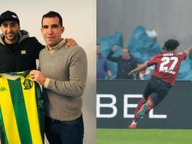 Le Sporting Lisbonne avance dans son mercato. Montaje/Aldosivi/AFP