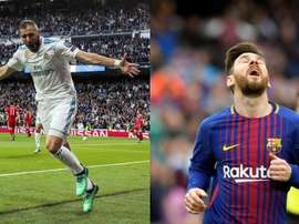 Gros duel entre Messi et Benzema dans ce Clasico. BeSoccer