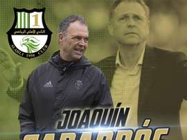 Montaje de bienvenida del Al-Ahli SC a Joaquín Caparrós. Al-Ahli