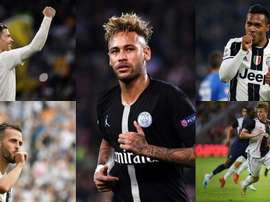 Le onze de la Juventus à 600 millions avec Neymar. Montage/EFE/AFP