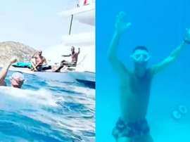 Um pouco mais das férias de CR7. Capturas/Instagram