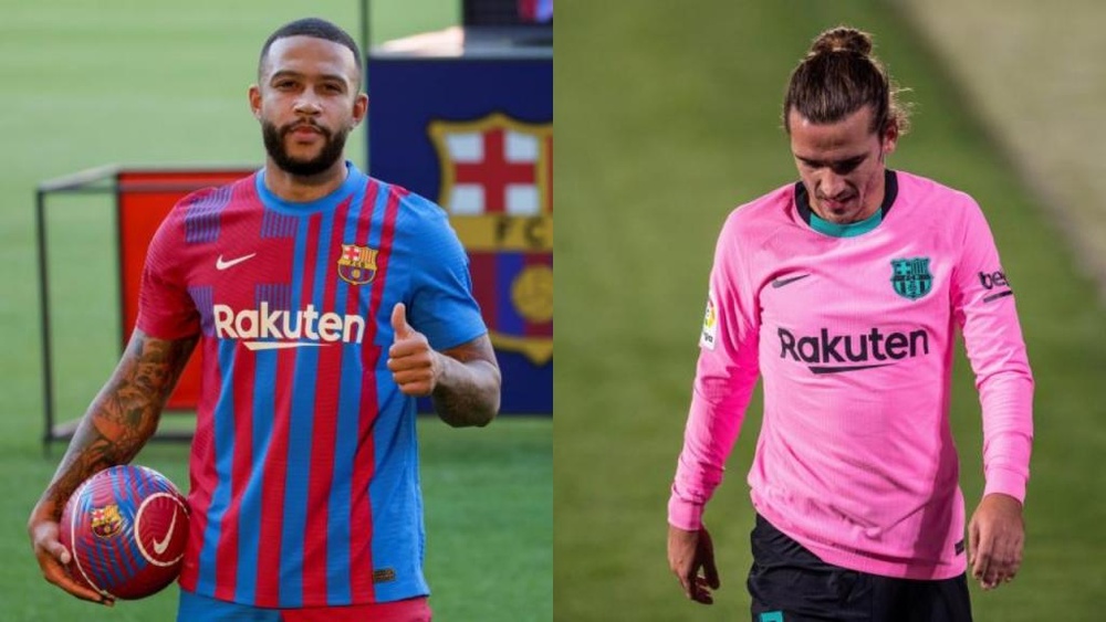 Memphis y Griezmann acaparan los focos del amistoso ante el Girona. EFE