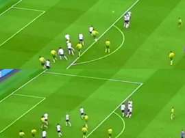 Vrancic brilló con este golazo de falta en el amistoso ante el Tottenham. @vrancic8