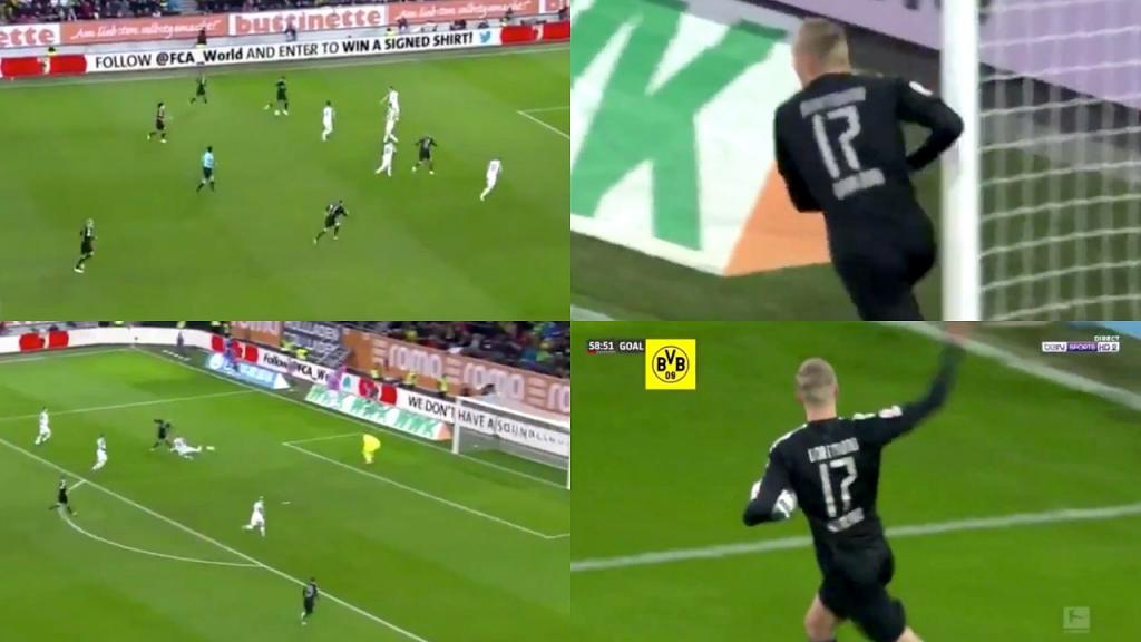 Haaland debuta con triplete en remontada del Dortmund ante el Augsburgo Haaland debuta con triplete en remontada del Dortmund ante el Augsburgo