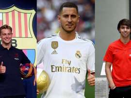 As grandes contratações dos espanhóis. Montaje/AFP/EFE