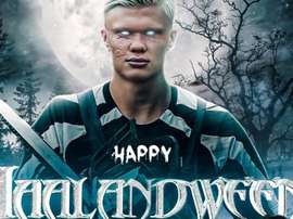 Happy Haalandween! Twitter/ErlingHaaland