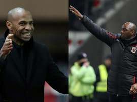 Henry y Vieira son dos leyendas del Arsenal. AFP
