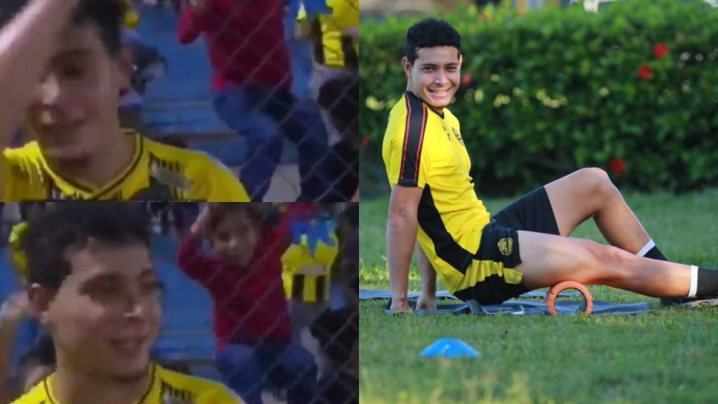 Marcó un gol y se lo dedicó a su suegra, a su mujer... ¡y a su novia!