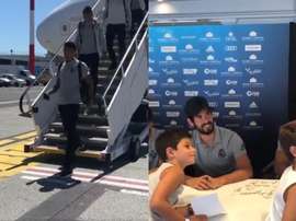 O Real já faz a alegria dos fãs em Roma. RealMadrid