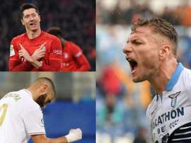 I capocannonieri dei più grandi campionati europei. AFP/EFE
