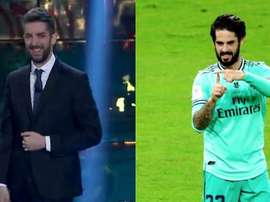 Isco, comparé à une salamandre. EFE/Capture/Movistar