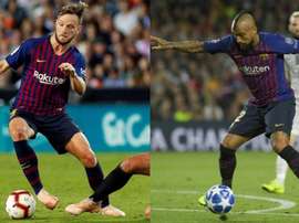 O Inter tem Rakitic e Vidal na mira. EFE