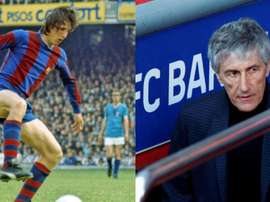 Cruyff e Setién, unidos pelo Granada. EFE