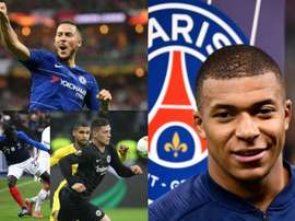 Mendy, Hazard, Jovic... and Mabppe too. Montage/AFP/EFE