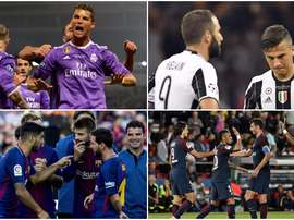 Algumas das melhores equipes do 'Velho Continente', em 2017. BeSoccer