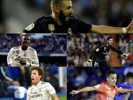 Todos dieron un paso adelante con Solari. Montaje/BeSoccer
