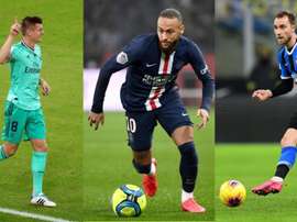 Kroos, Neymar e Eriksen se destacam no uso de ambas as pernas no FIFA 20. EFE/AFP
