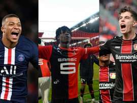 Mbappé, Camavinga e Havertz esperam uma chamada do Bernabéu. AFP