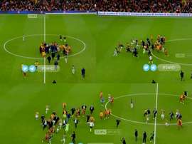 Le match entre Galatasaray et Fenerbahçe a mal fini. Capture/beINSports
